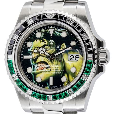 rolex hulk custom|Hulk Rolex for sale.